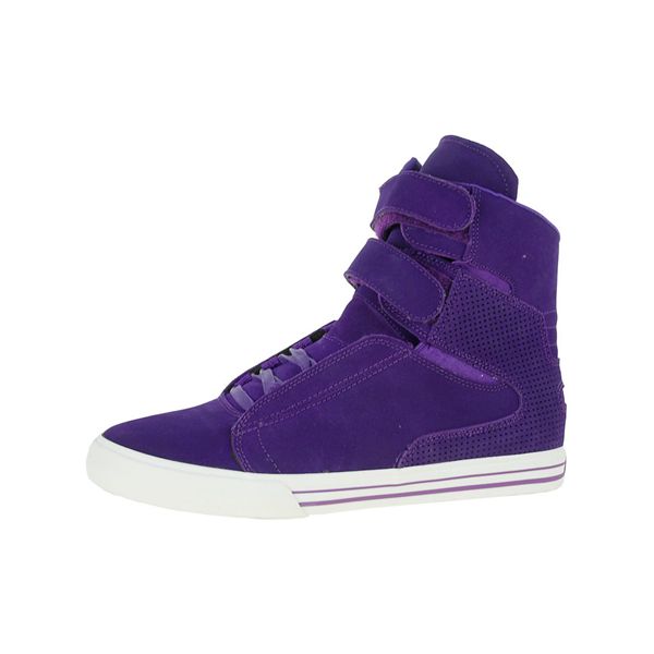 Supra Mens TK Society High Top Shoes - Purple | Canada K2579-9D76